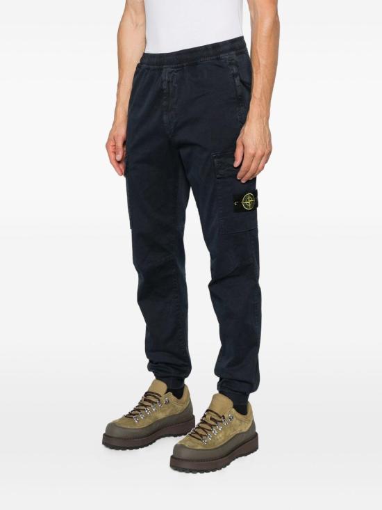 26FW 스톤 아일랜드 와펜 패치 테이퍼드 팬츠 L2S153100033S00L1V0120 DARK BLUE - STONE ISLAND