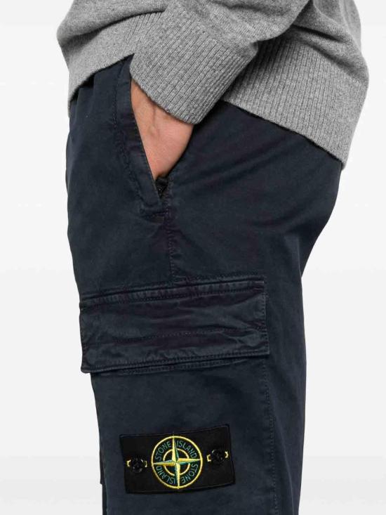 26FW 스톤 아일랜드 와펜 패치 테이퍼드 팬츠 L2S153100033S00L1V0120 DARK BLUE - STONE ISLAND