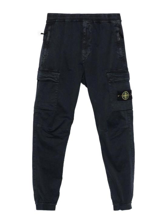 26FW 스톤 아일랜드 와펜 패치 테이퍼드 팬츠 L2S153100033S00L1V0120 DARK BLUE