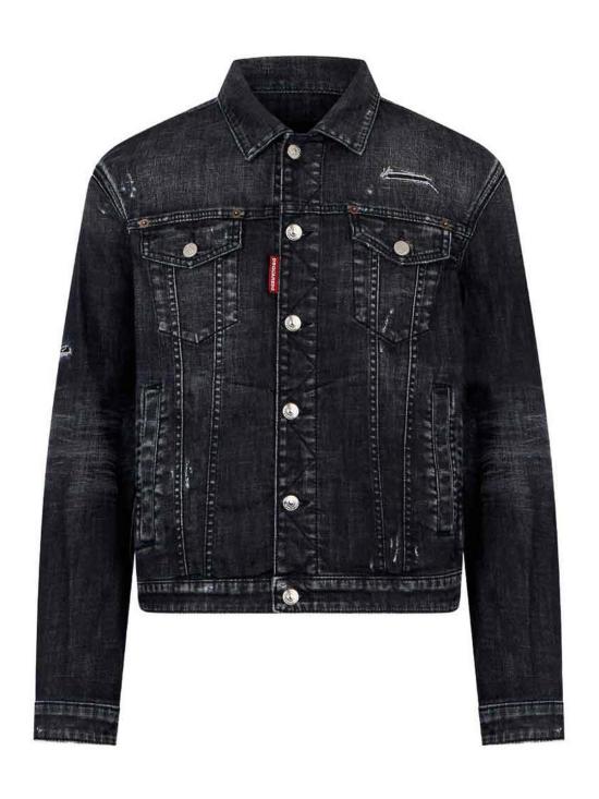 26FW 디스퀘어드2 데님 자켓 S74AM1729S30357900 BLACK