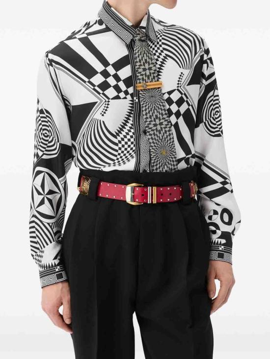 26FW 베르사체 셔츠 10245201A192685B040 BLACK - VERSACE