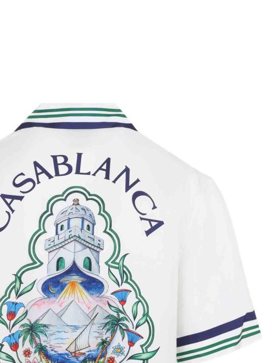 26FW 카사블랑카 셔츠 MPF26SH00301HOTELEMBLEM WHITE - CASABLANCA