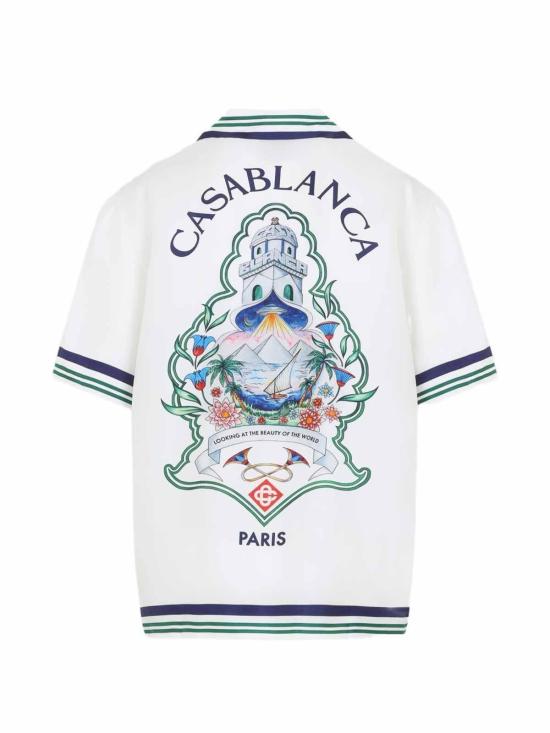 26FW 카사블랑카 셔츠 MPF26SH00301HOTELEMBLEM WHITE - CASABLANCA