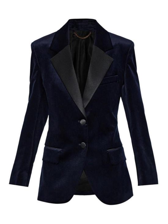 26FW 빅토리아 베컴 수트 자켓 1425WJK007244BMIDNIGHT BLUE