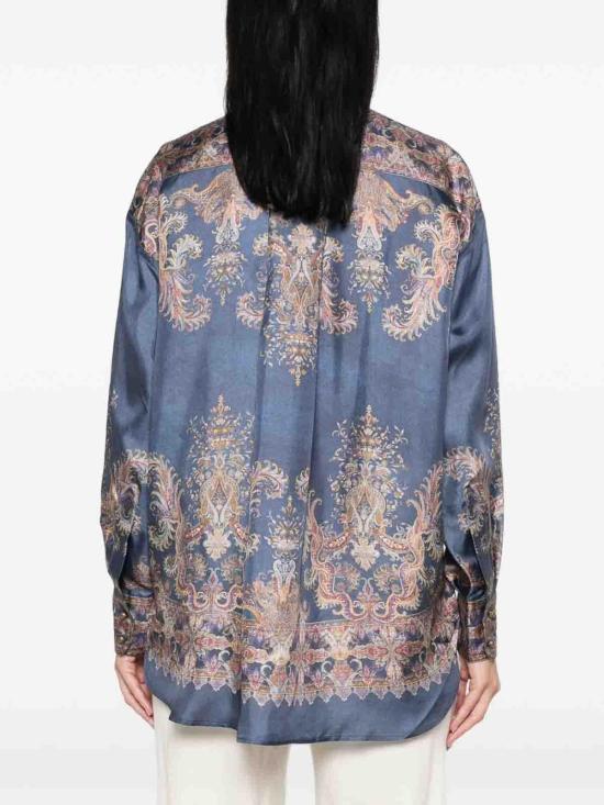 26FW 짐머만 셔츠 9676TF261NAPNAVYPAISLEY DARK BLUE - ZIMMERMANN
