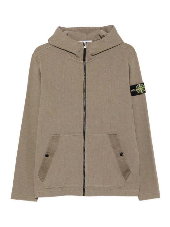 26FW 스톤 아일랜드 오가닉 코튼 인터록 집업 후드 오가닉 코튼 인터록 집업 후드 L2S156100020S0472V005G