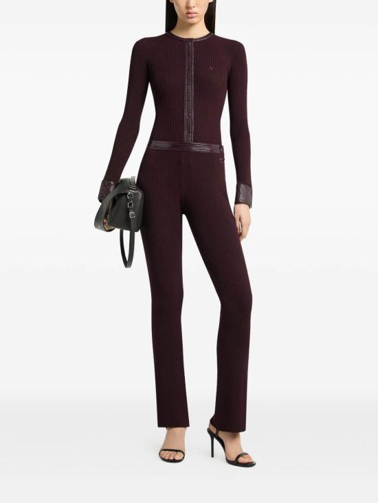 26FW 쿠레쥬 가디건 326MGI056FI00014010 BURGUNDY - COURREGES