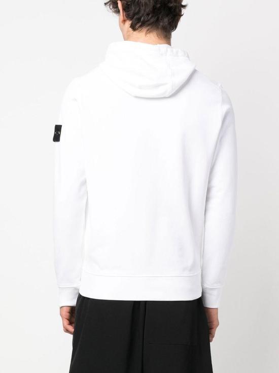 26FW 스톤 아일랜드 오가닉 코튼 플리스 레귤러핏 후드 스웨트셔츠 오가닉 코튼 플리스 레귤러핏 후드 스웨트셔츠 L2S156100062S0051V0001 - STONE ISLAND