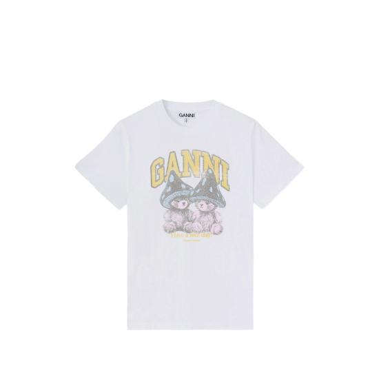26FW 가니 반팔 티셔츠 A1050311 151 WHITE DOM