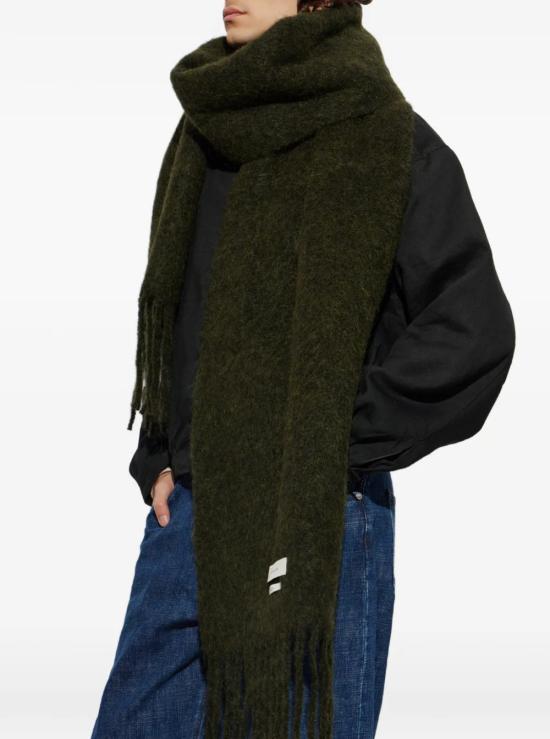 26FW 자크뮈스 프린지 울 스카프 ACU00572DOT4032 560 KHAKI DOM - JACQUEMUS