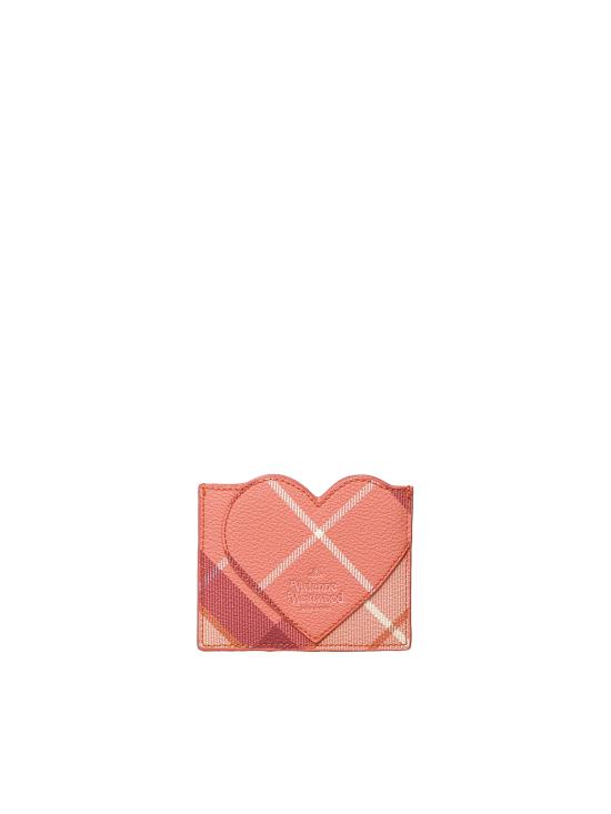 26FW 비비안웨스트우드 ORB 크로코다일 엠보싱 슬림 카드 지갑 5403000MW S002L G201 FRASER PINK DOM - VIVIENNE WESTWOOD