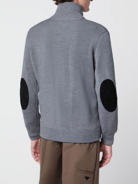 26FW 로베르토 콜리나 집업 니트 263MYB02109 18 Grey - ROBERTO COLLINA