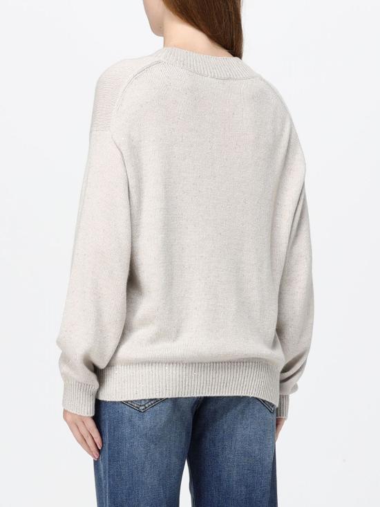 26FW 브루넬로 쿠치넬리 스웨터 M73540802 C9610 Ivory - BRUNELLO CUCINELLI