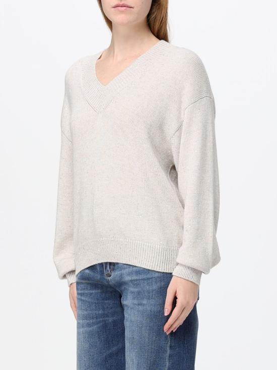 26FW 브루넬로 쿠치넬리 스웨터 M73540802 C9610 Ivory - BRUNELLO CUCINELLI