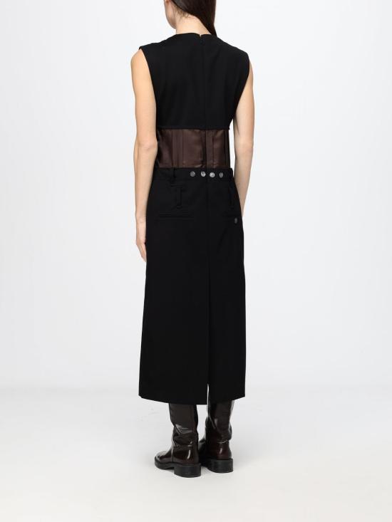26FW 마르니 롱 원피스 ABMA1624QUUTWA68 00N99 Black - MARNI