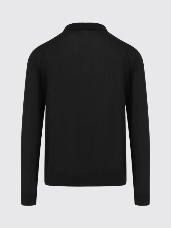26FW 키톤 폴로 티셔츠 UMK0493K5 NERO Black - KITON