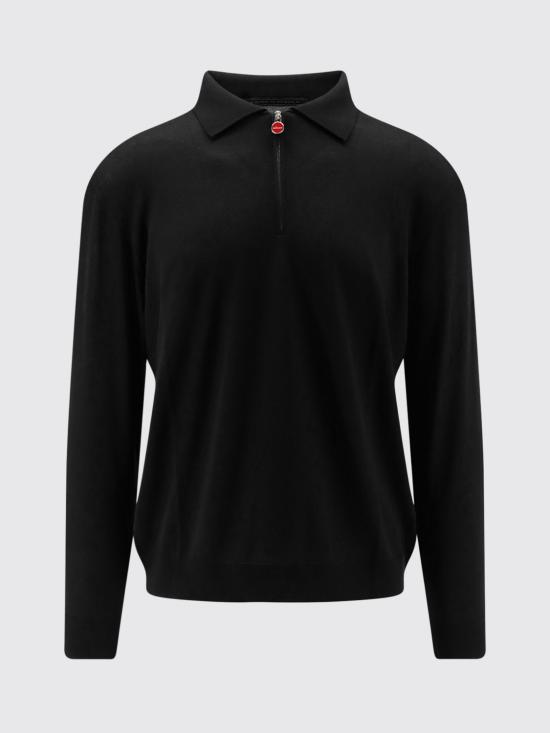 26FW 키톤 폴로 티셔츠 UMK0493K5 NERO Black - KITON