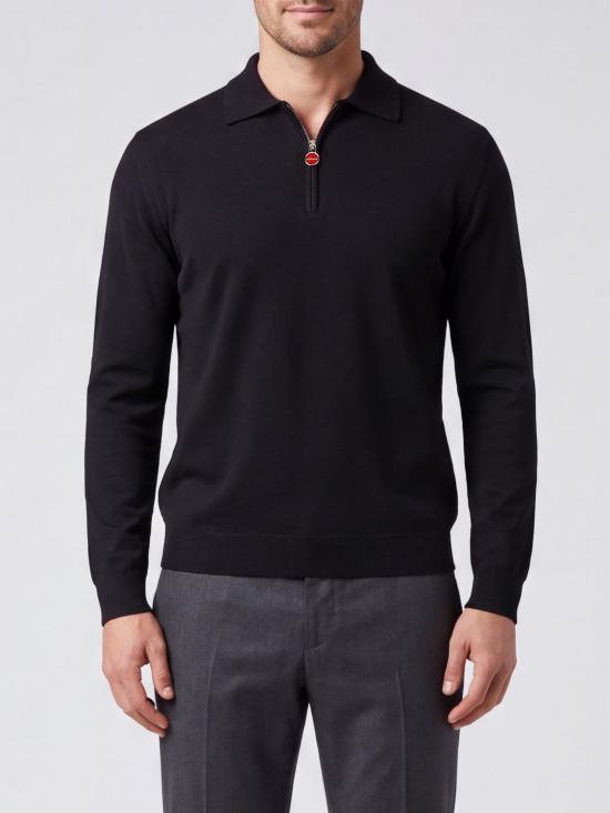 26FW 키톤 폴로 티셔츠 UMK0493K5 NERO Black