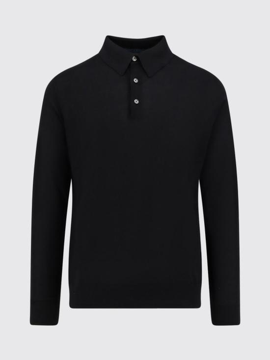 26FW 키톤 폴로 티셔츠 UMK0864K5 NERO Black - KITON