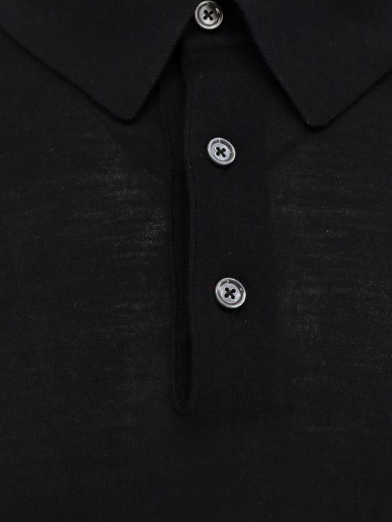 26FW 키톤 폴로 티셔츠 UMK0864K5 NERO Black - KITON
