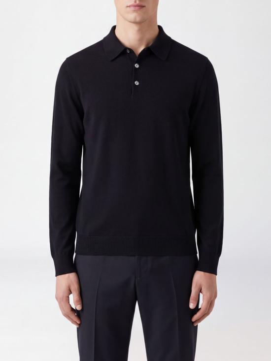 26FW 키톤 폴로 티셔츠 UMK0864K5 NERO Black