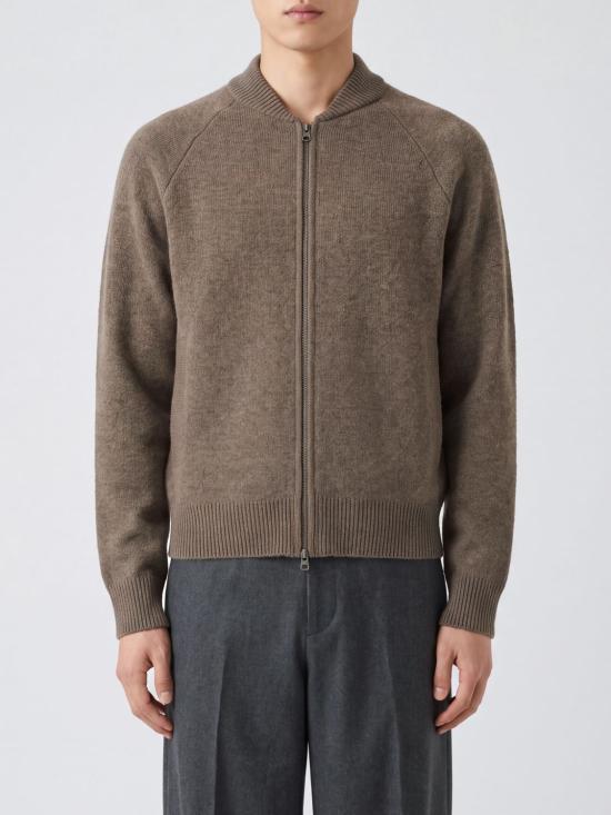 26FW 리사 양 집업 니트 3026425 TL Dove Grey