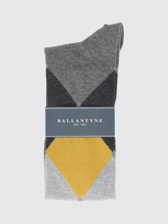 26FW 발렌타인 양말 BMX03114CT1 95475 Mouse Grey - BALLANTYNE