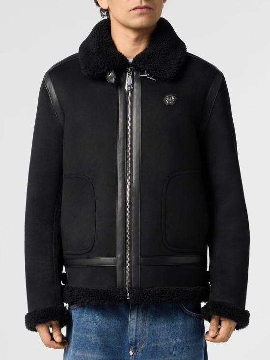 26FW 필립 플레인 코트 FAFCMRB3103PTE003N 02 Black