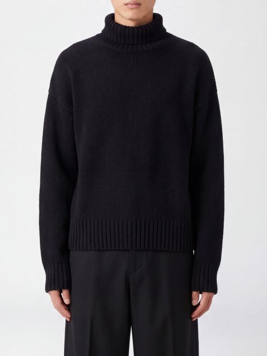 26FW 리사 양 터틀넥 3026421 BL Black