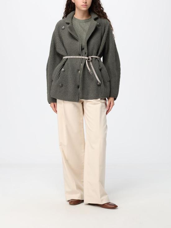 26FW 브루넬로 쿠치넬리 스웨터 M52538526 C9986 Green - BRUNELLO CUCINELLI