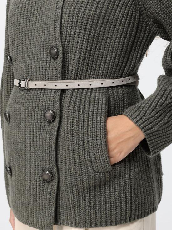 26FW 브루넬로 쿠치넬리 스웨터 M52538526 C9986 Green - BRUNELLO CUCINELLI