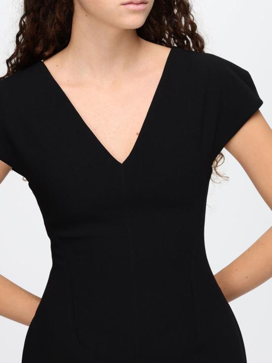 26FW 질샌더 롱 원피스 J02CT0707J40379 001 Black - JIL SANDER
