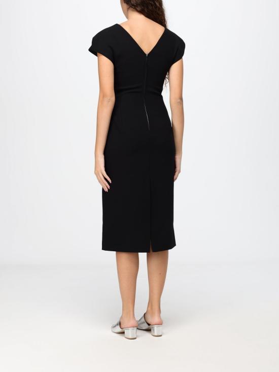 26FW 질샌더 롱 원피스 J02CT0707J40379 001 Black - JIL SANDER