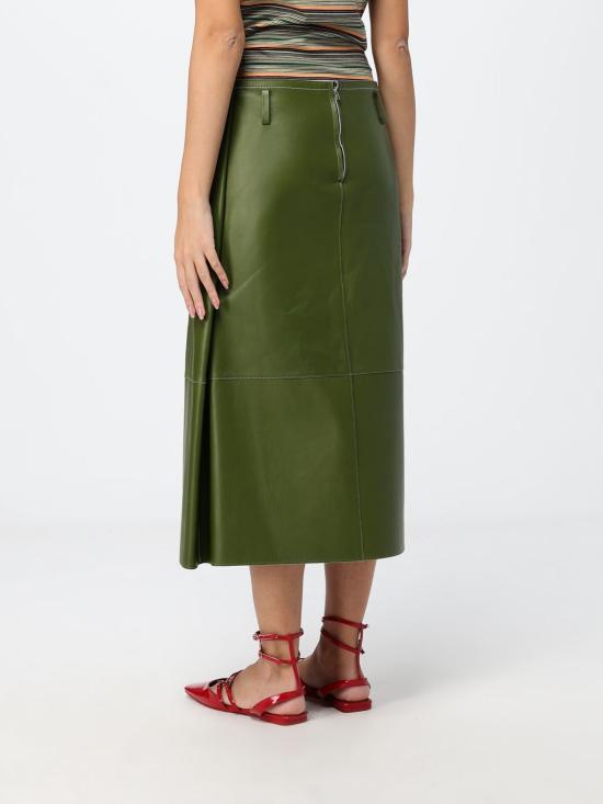 26FW 마르니 스커트 GOMX0845J0ULA769 00V78 Green - MARNI