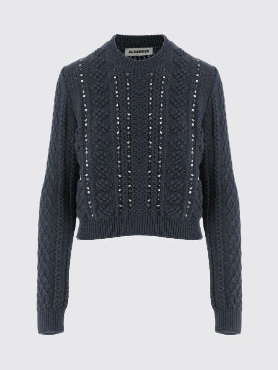 26FW 질샌더 스웨터 J02GP0264J14864 403 Blue 2 - JIL SANDER