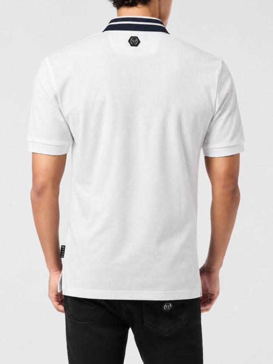 26FW 필립 플레인 폴로 티셔츠 FAFCMTK9209PTE179N 01 White - PHILIPP PLEIN