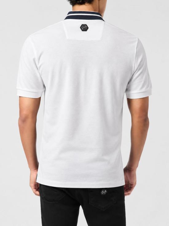 26FW 필립 플레인 폴로 티셔츠 FAFCMTK9206PTE179N 01 White - PHILIPP PLEIN