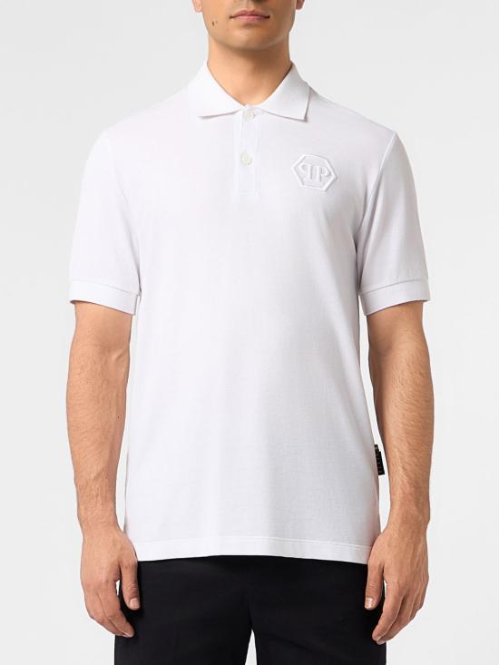 26FW 필립 플레인 폴로 티셔츠 FAFCMTK9204PTE179N 01 White
