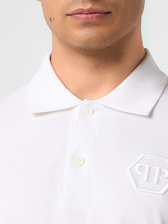 26FW 필립 플레인 폴로 티셔츠 FAFCMTK9204PTE179N 01 White - PHILIPP PLEIN