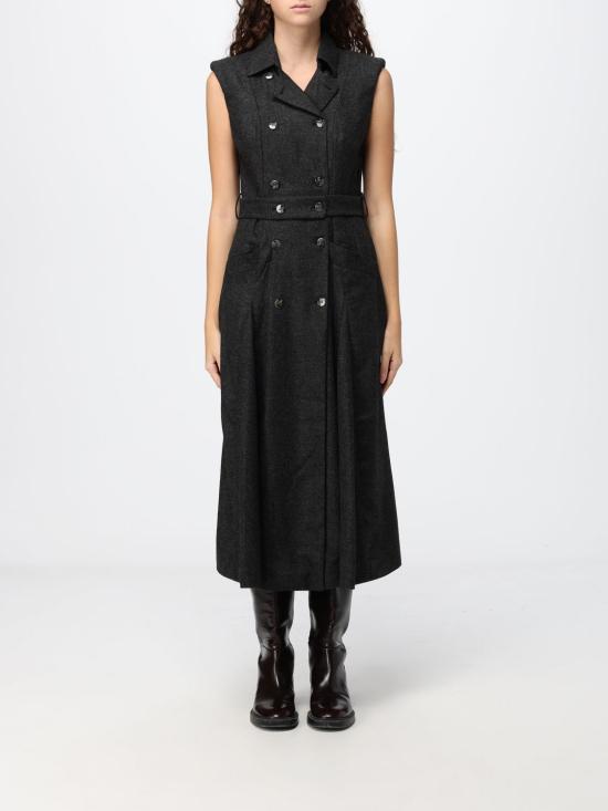 26FW 끄리다 롱 원피스 CADOREFLANELLA DARK GREY Charcoal
