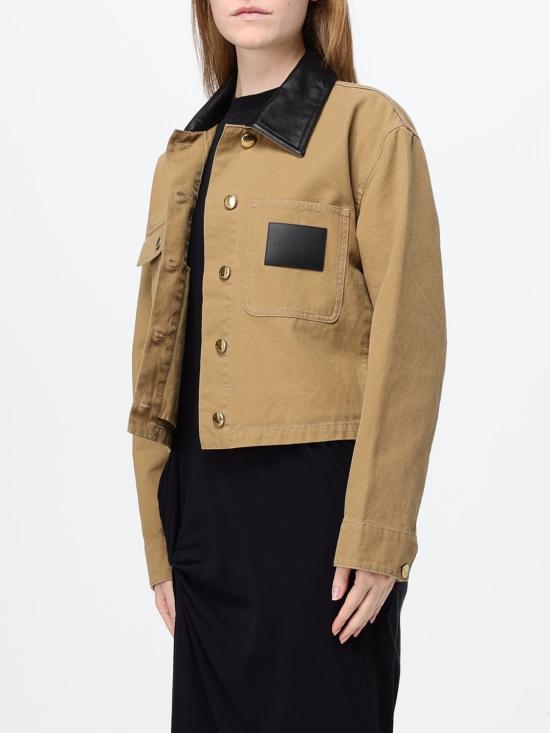 26FW 발렌시아가 크롭 워크웨어 재킷 A0029PTRP15 9501 Beige - BALENCIAGA
