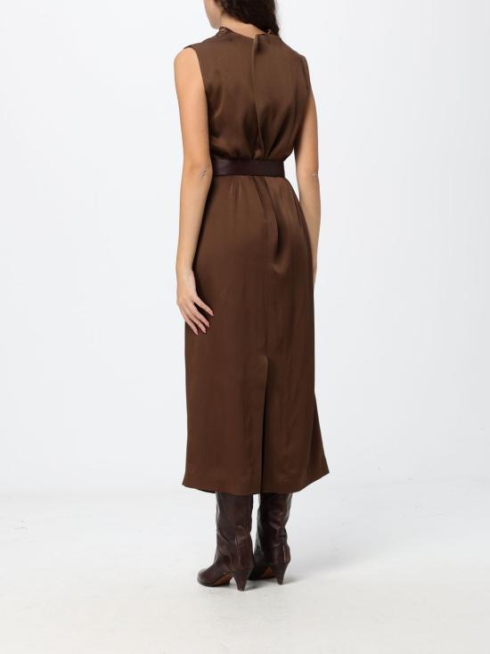 26FW 브루넬로 쿠치넬리 롱 원피스 M0H38A5519 C9812 Brown - BRUNELLO CUCINELLI