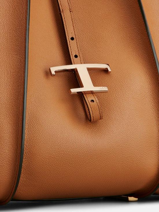 26FW 토즈 T 타임리스 미니 쇼핑백 XBWTSBA0300Q8E S410 Leather - TODS