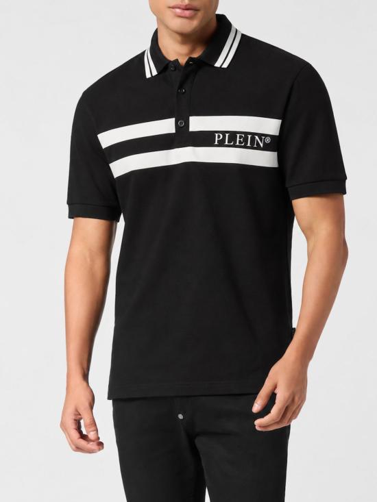 26FW 필립 플레인 폴로 티셔츠 FAFCMTK9209PTE179N 02 Black