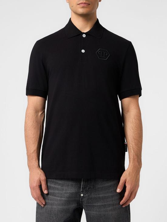 26FW 필립 플레인 폴로 티셔츠 FAFCMTK9204PTE179N 02 Black