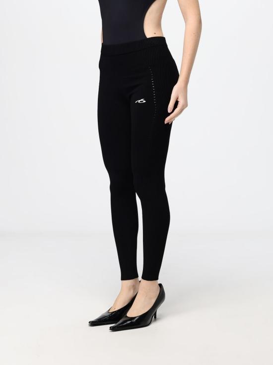 26FW 발렌시아가 테크웨어 비스코스 레깅스 875633T5355 1000 Black - BALENCIAGA