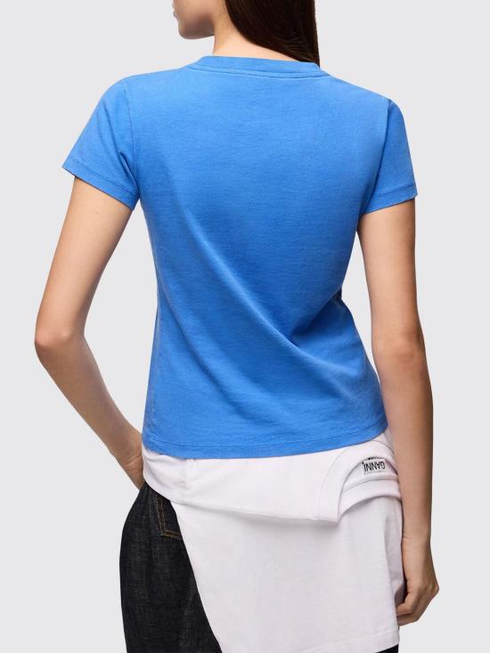 26FW 가니 반팔 티셔츠 A1050308 799 Blue - GANNI