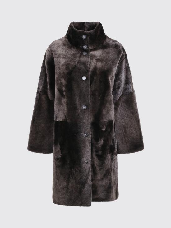 26FW 이브살로몬 코트 27W27WYM60096MERL A2338 Black - YVES SALOMON