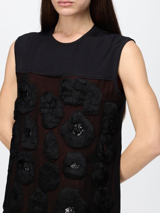 26FW 마르니 롱 원피스 ABMA1598SUUSR034 00N99 Black - MARNI