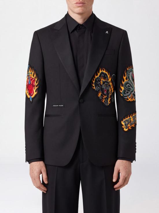 26FW 필립 플레인 자켓 AAFCMRF2208PTE022N 02 Black
